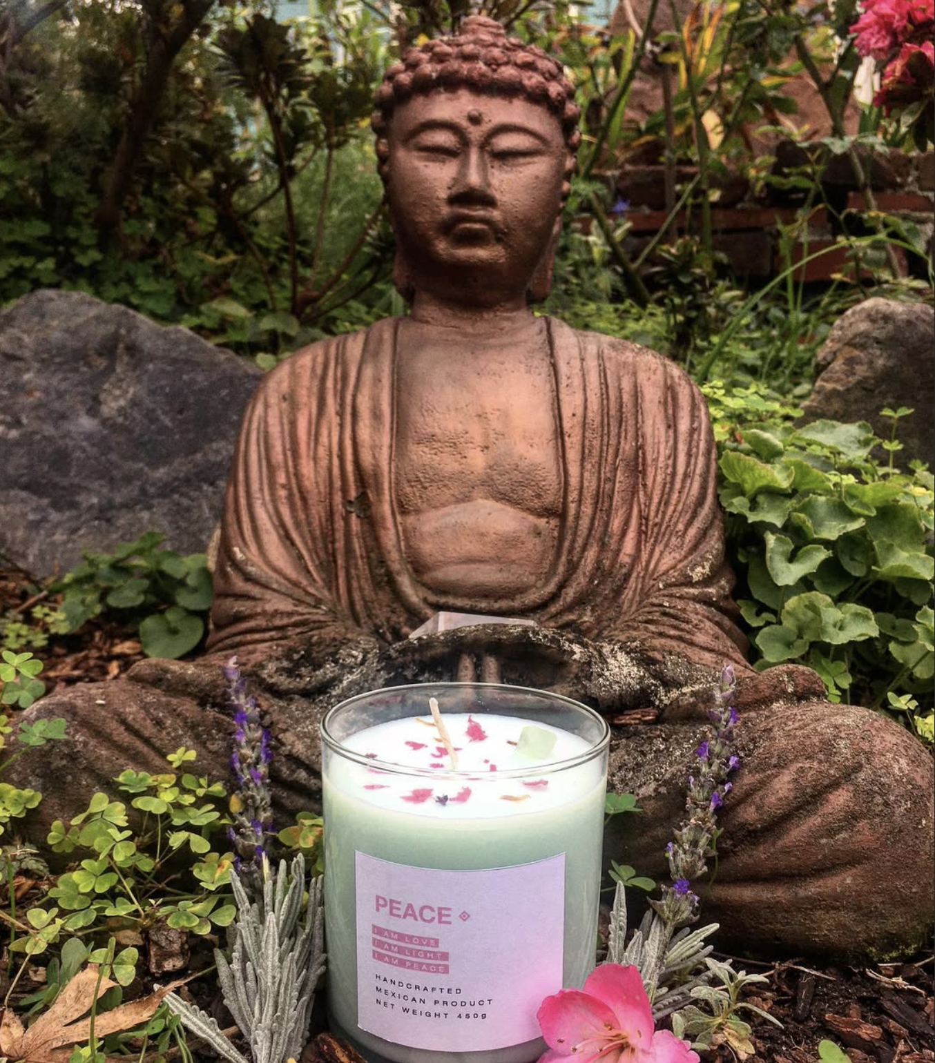 Candle with Intention Peace