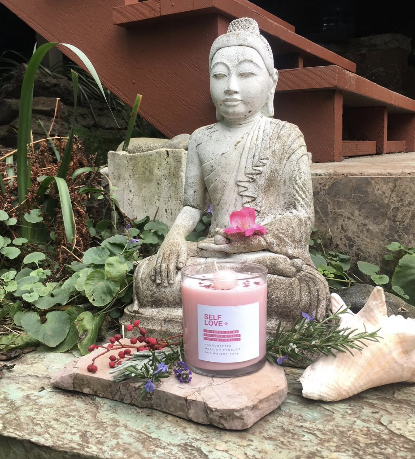 Candle with Intention Self Love